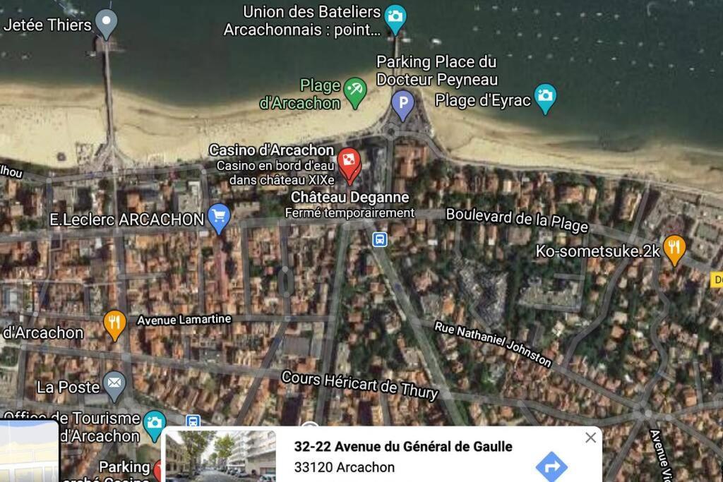 T2 Full Centre At 7 Min From The Beach Arcachon Exterior foto